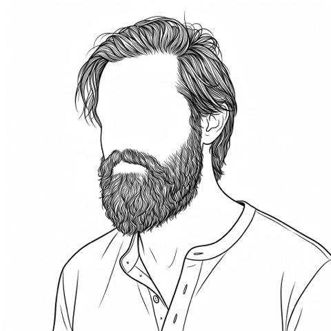 Portrait drawing of Andrej Berlin